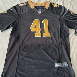NFL Mens Black #41 Alvin Kamara Saints Jersey size 56 NWT
